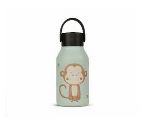 Runbott Mii opička / Termoláhev / 350 ml / vakuová izolace / nerezová ocel