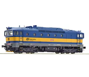 Roco 7310089 754 047-9 ČD Brejlovec digitální / Dieselová lokomotiva / měřítko H0 (1:87) / délka 190 mm / rádius 358 mm 
