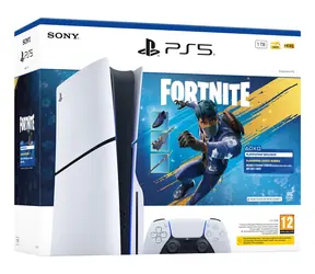 Sony PlayStation 5 Slim + Fortnite Blooming Chaos bílá / Herní konzole / 1 TB SSD / Blu-ray / 4K 120Hz / Wi-Fi 6
