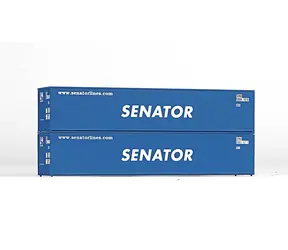 Piko 56240 Sada 2x40ft kontejnér Senator modrá / H0 (měřítko 1:87) / od 14 let