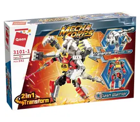 Qman MechaCorps 3101-1 Flash Warrior 2v1 / Stavebnice / 182 dílků / od 6 let
