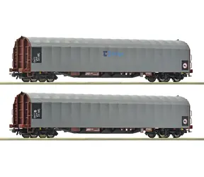 Roco 6600159 2 ks čtyřnápravových vozů Rils-y ČD Cargo / Nákladní vagon / H0 (1:87) / délka 458 mm / od 15 let