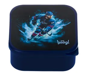 BAAGL Box na svačinu 4 v 1 Hokej / Svačinový box / 4 přihrádky / bez BPA