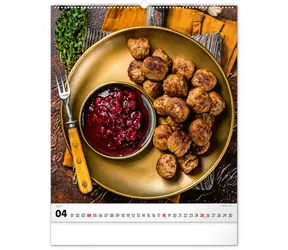 NOTIQUE Gourmet 2027 / Nástěnný kalendář / 48 × 56 cm