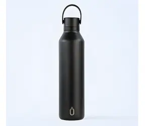 Runbott Mii 1000 ml černá / Termoláhev / vakuová izolace / nerez 18/8 / EverTaste keramika