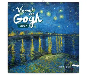 NOTIQUE Vincent van Gogh 2027 / Poznámkový kalendář / 30 × 30 cm