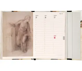 NOTIQUE Magnetic weekly planner Michelangelo 2027 / Týdenní diář / 11 x 16 cm / anglicky