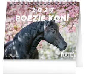 NOTIQUE Poezie koní 2027 / Stolní kalendář / 16,5 × 13 cm
