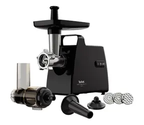 Tefal NE553838 / Mlýnek na maso / 2000 W / 2.8 kg za min / 6v1 / 3 nerezové mřížky