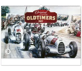 NOTIQUE Oldtimers – Václav Zapadlík 2027 / Nástěnný kalendář / 64 × 42 cm