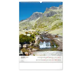 NOTIQUE Nástěnný kalendář Tatry 2027 / 33 × 46 cm