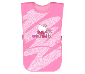 BAAGL Hello Kitty Sweet Leopard GRS / Dětská zástěra / 2 kapsy / omyvatelný materiál
