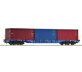 Roco 6600145 Kontejnerový vůz Sgnss ČD Cargo / Nákladní vůz / H0 (1:87) / délka 226 mm / od 15 let