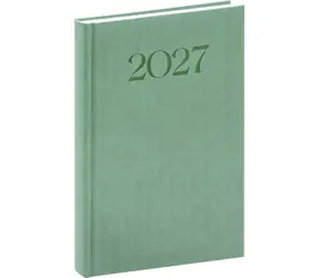 NOTIQUE Biella 2027 zelený / Denní diář / 15 × 21 cm