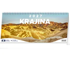 NOTIQUE Krajina 2027 / Stolní kalendář / 14denní / 33 x 14,5 cm