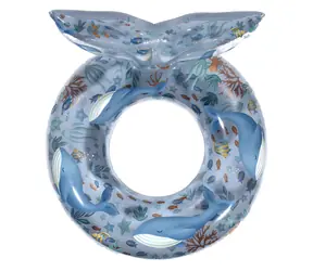 Little Dutch Nafukovací kruh Ocean World modrá / průměr 91 cm / od 3 let