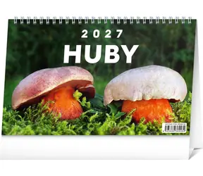 NOTIQUE Houby 2027 / Stolní kalendář / 23,1 x 14,5 cm