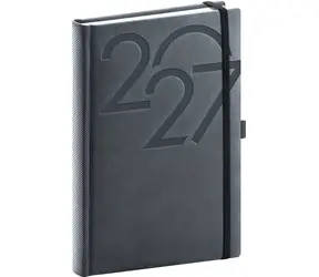 NOTIQUE Ajax 2027 černá / Denní diář / 15 × 21 cm