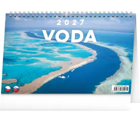 NOTIQUE Voda CZ/SK 2027 / Stolní kalendář / 23,1 × 14,5 cm
