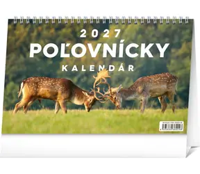 NOTIQUE Myslivecký 2027 / Stolní kalendář / 23,1 × 14,5 cm / slovenské svátky