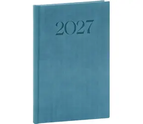 NOTIQUE Biella 2027 modrý / Týdenní diář / 15 × 21 cm