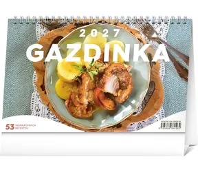 NOTIQUE Gazdinka 2027 / Stolní kalendář / 23,1 × 14,5 cm / slovenské kalendárium