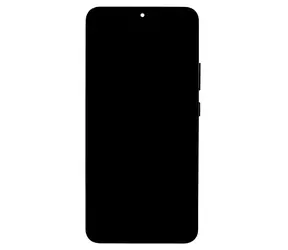 For Samsung Galaxy S22+ (SM-S906B) Phantom Black / Náhradní displej s dotykem / OLED / přední kryt