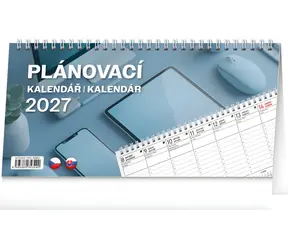 NOTIQUE Plánovací CZ/SK 2027 / Stolní kalendář / 25 × 12,5 cm