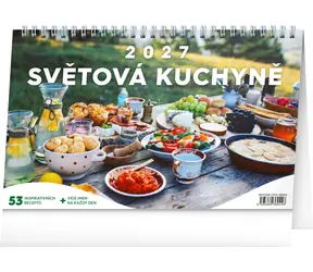 Notique Světová kuchyně 2027 / Stolní kalendář / 23,1 × 14,5 cm / 53 receptů