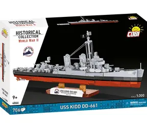 COBI 4866 USS Kidd DD-661 / Stavebnice / 706 kostek / od 9 let