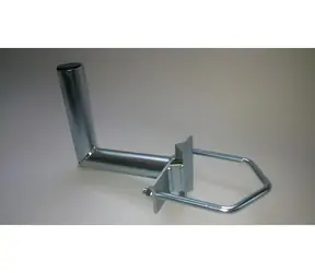 OEM / Držák antény na stožár / 20 cm / Průměr 42 mm / Galvanický zinek