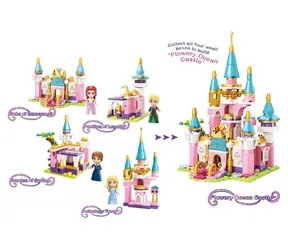 Qman Princess Leah 2613 Zámek část 1 / Stavebnice / 103–131 dílků / od 6 let