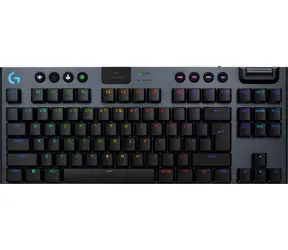 Logitech G G915 X / Bezdrátová herní klávesnice / US layout / TKL / Bluetooth+USB LIGHTSPEED přijímač / RGB