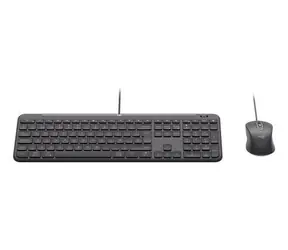 Logitech Signature Slim MK620 for Business grafitová / Drátová klávesnice s myší / USB-C / QWERTY US International