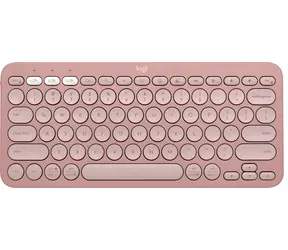 Logitech Pebble Keys 2 K380s růžová / Bezdrátová klávesnice / BT / USB / US Layout