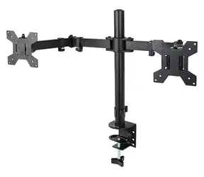 Esperanza ERW018 černá / Stolní držák pro 2 monitory / 10-27" / do 8 kg / VESA 75-100