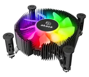 Akasa AK-CC6615BP01 Vegas Chroma iLG / chladič CPU / Intel LGA1700 / ARGB / 600–3000 rpm