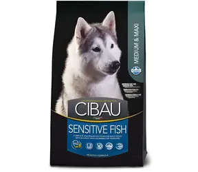 Farmina Cibau Sensitive Fish Medium & Maxi 12 + 2 kg / Granule pro psy / pro citlivé psy středních a velkých plemen