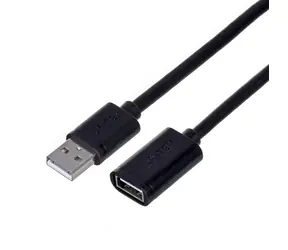 Unitek Y-C418GBK černá / Prodlužovací kabel USB / USB-A (M) – USB-A (F) / USB 2.0 / 5 m