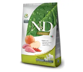 N&D Prime Wild Boar & Apple Adult Medium & Maxi 12 kg / Granule pro psy / pro středně velká a velká plemena