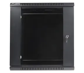 Lanberg WF01-6412-10B černá / Nástěnný rozvaděč / 19" / 12U / 600×450 mm