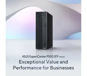 ASUS ExpertCenter P500 SFF šedá / Stolní počítač / Intel Core 5 210H / 16GB DDR5 / 512GB SSD / Intel UHD / W11P