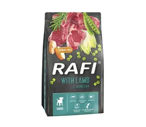 Dolina Noteći Rafi Junior 3 kg / Granule pro psy / jehněčí / štěňata všech plemen / bez obilovin