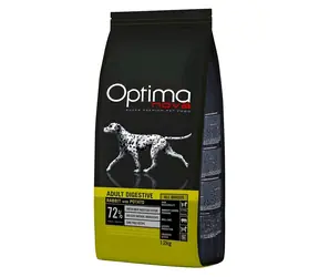 OPTIMANOVA Adult Digestive Rabbit & Potato / Granule pro dospělé psy / bez obilovin / 12 kg