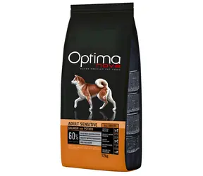 OPTIMANOVA Adult Sensitive Salmon & Potato 12 kg / Kompletní krmivo pro psy / bez obilovin / pro citlivé trávení