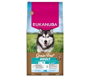 Eukanuba Grain Free Adult Large & Giant mořská ryba 12 kg / Granule pro psy / pro dospělá velká a obří plemena