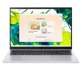 Acer Aspire Go 16 (AG16-71P-93TU) stříbrná / Notebook / 16" WUXGA 120Hz / Intel Core 9 270H / 16GB DDR5 / 512GB SSD