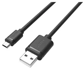 Unitek Y-C451GBK černá / Kabel USB / USB 2.0 / USB-A (M) - Micro-USB B (M) / 1 m