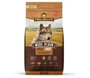 Wolfsblut Wide Plain Large Breed Horse 12,5 kg / Granule pro psy / Monoprotein koňské / bez obilovin / velká plemena