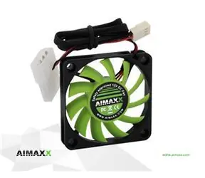 AIMAXX eNVicooler 6thin GreenWing / Ventilátor / 60 mm / 2300 RPM / 3 pin